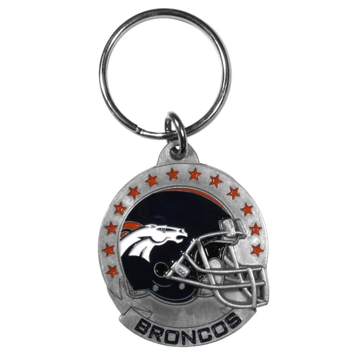 Denver Broncos NFL Keychain & Keyring - Pewter –