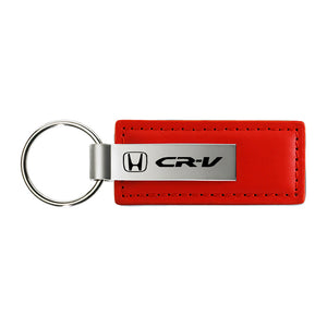 Honda CR-V Keychain & Keyring - Red Premium Leather