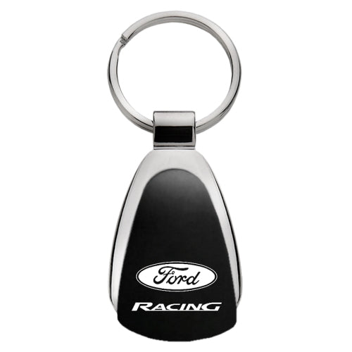 Ford Racing Keychain & Keyring - Black Teardrop