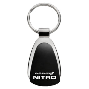 Dodge Nitro Keychain & Keyring - Black Teardrop