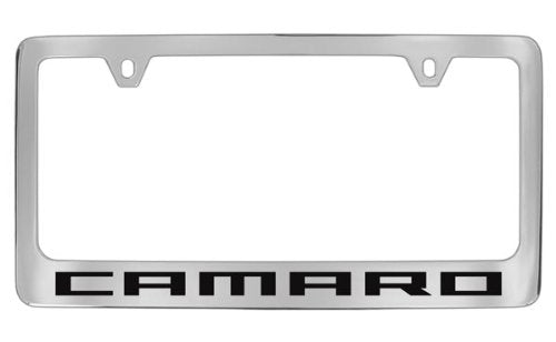 Chevrolet Camaro Chrome Plated Metal License Plate Frame Holder