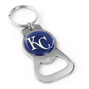 Kansas City Royals MLB Keychain & Keyring - Bottle Opener - Silver