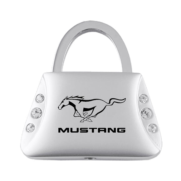Ford Mustang Keychain & Keyring - Purse with Bling