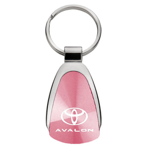 Toyota Avalon Keychain & Keyring - Pink Teardrop