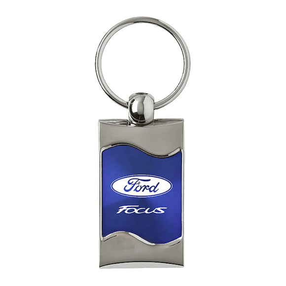 Ford Focus Keychain & Keyring - Blue Wave