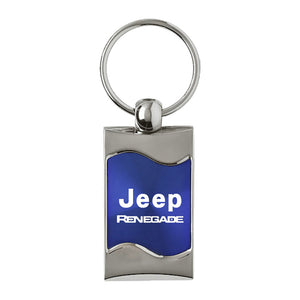 Jeep Renegade Keychain & Keyring - Blue Wave