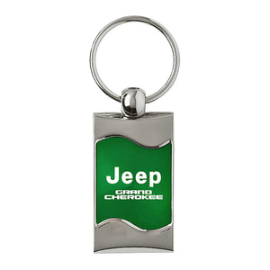 Jeep Grand Cherokee Keychain & Keyring - Green Wave