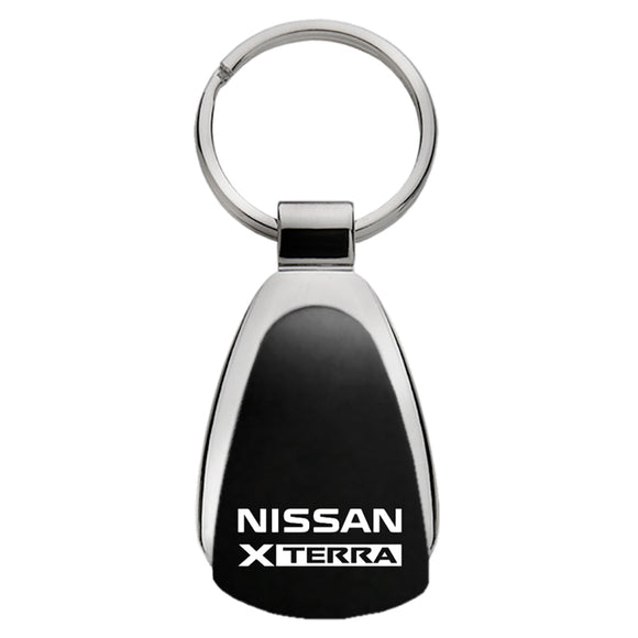 Nissan XTerra Black Tear Drop Key Chain