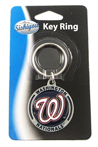 Washington Nationals Key Ring - MLB Baseball Fan Shop Sports Team Merchandise