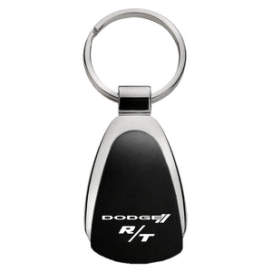Dodge R/T Keychain & Keyring - Black Teardrop