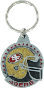 San Francisco 49ers NFL Keychain & Keyring - Pewter