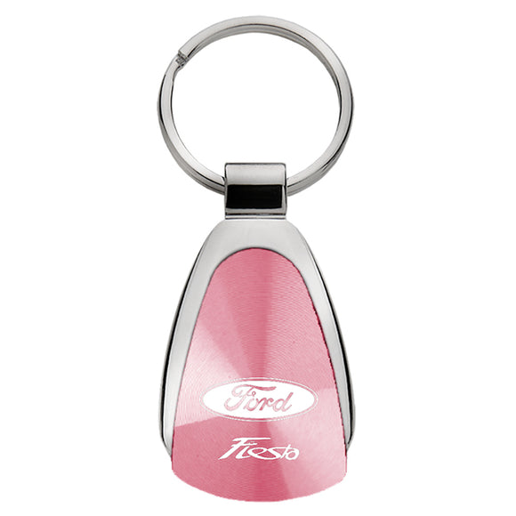 Ford Fiesta Keychain & Keyring - Pink Teardrop