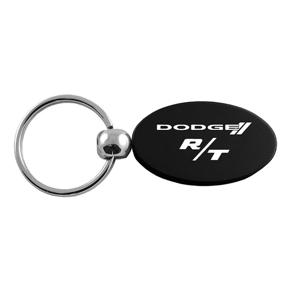 Dodge R/T Keychain & Keyring - Black Oval