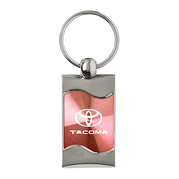 Toyota Tacoma Keychain & Keyring - Pink Wave
