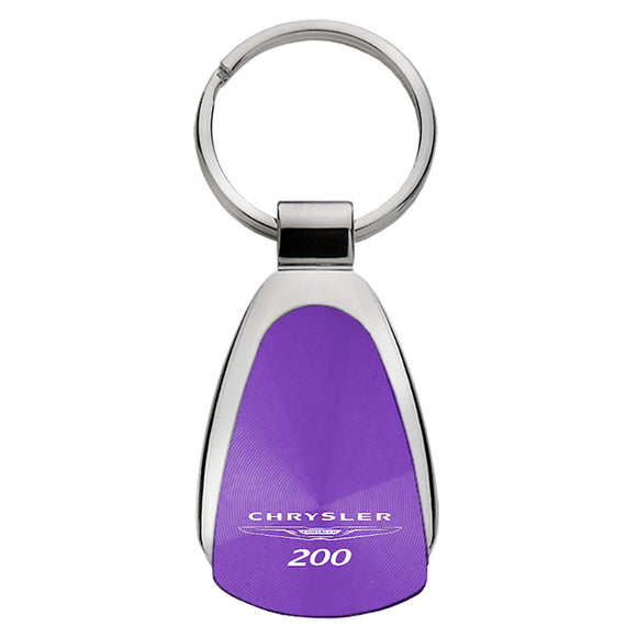 Chrysler 200 Keychain & Keyring - Purple Teardrop