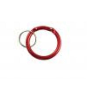 Circle Keychain & Keyring - Carabiner - Red