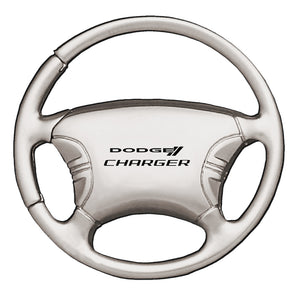 Dodge Charger Keychain & Keyring - Steering Wheel
