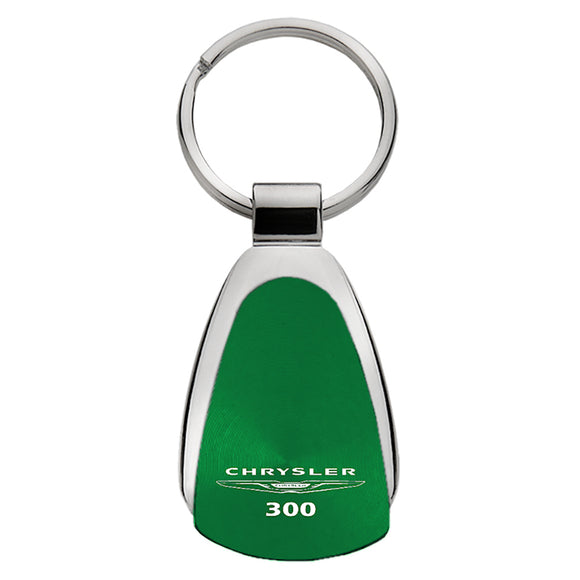 Chrysler 300 Keychain & Keyring - Green Teardrop