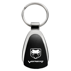 Dodge Viper Keychain & Keyring - Black Teardrop