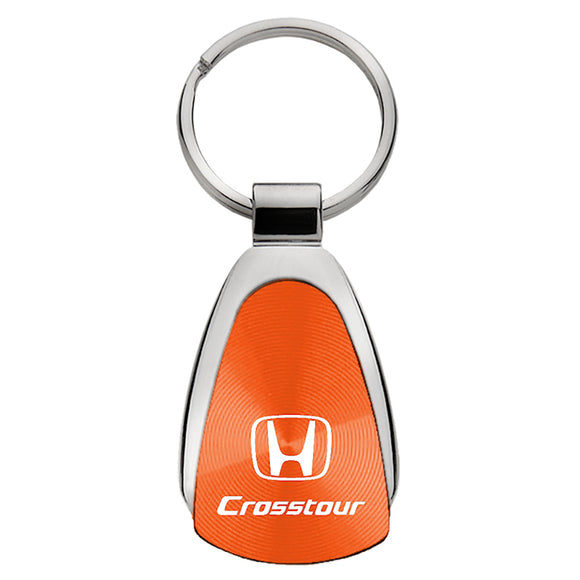 Honda Crosstour Keychain & Keyring - Orange Teardrop