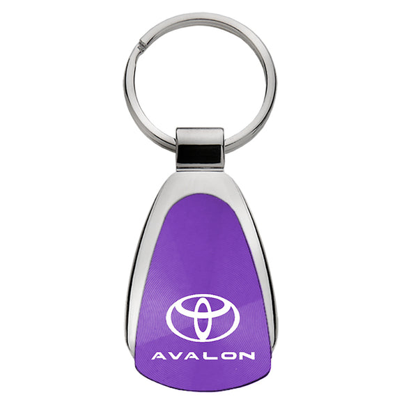 Toyota Avalon Keychain & Keyring - Purple Teardrop