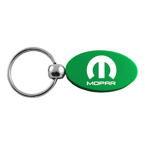 Mopar Keychain & Keyring - Green Oval