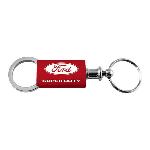 Ford Super Duty Keychain & Keyring - Red Valet