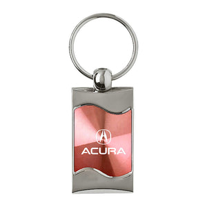 Acura Keychain & Keyring - Pink Wave