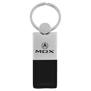 Acura MDX Keychain & Keyring - Duo Premium Black Leather