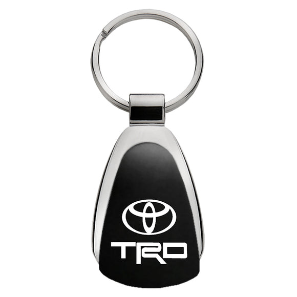 Toyota TRD Keychain & Keyring - Black Teardrop