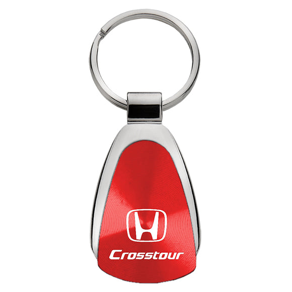 Honda Crosstour Keychain & Keyring - Red Teardrop