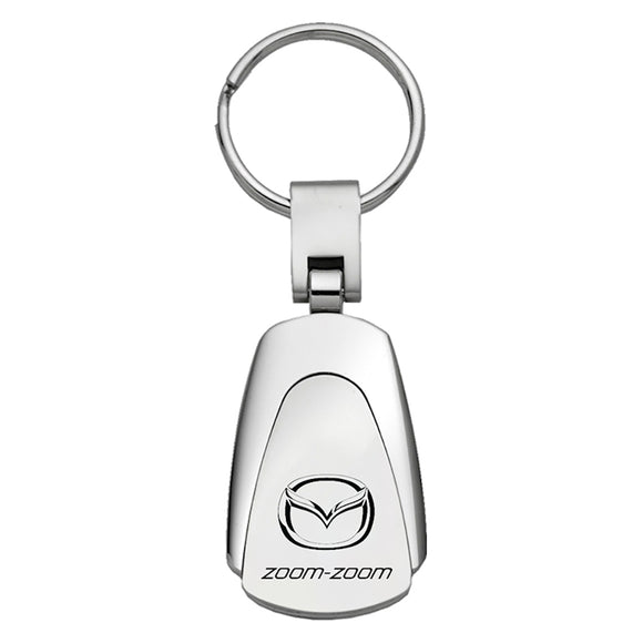 Mazda Zoom Zoom Keychain & Keyring - Teardrop