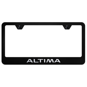 Nissan Altima Black License Plate Frame