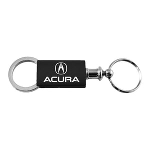 Acura Keychain & Keyring - Black Valet