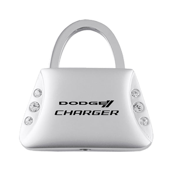 Dodge Charger Keychain & Keyring - Purse with Bling
