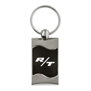 Dodge R/T Keychain & Keyring - Black Wave