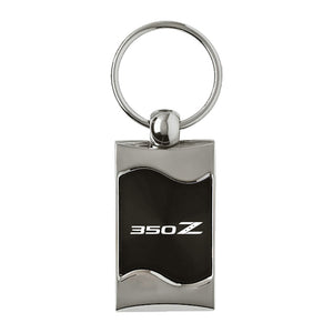 Nissan 350Z Keychain & Keyring - Black Wave