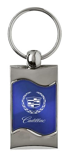 Cadillac Keychain & Keyring - Blue Wave