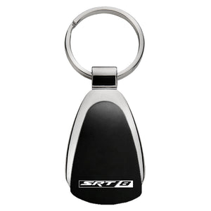 Dodge SRT-8 Keychain & Keyring - Black Teardrop