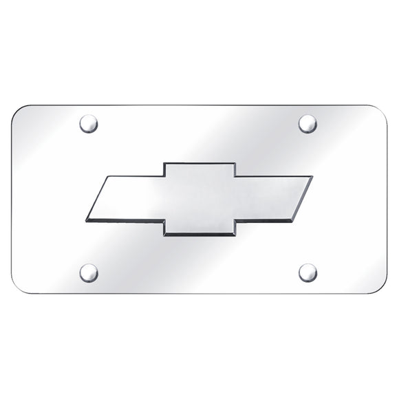 Chevrolet Logo Chrome on Chrome Plate