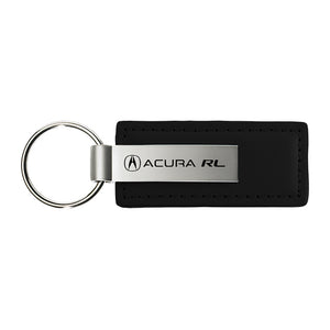 Acura RL Keychain & Keyring - Premium Black Leather