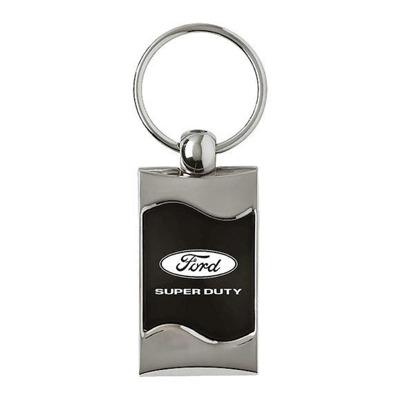 Ford Super Duty Keychain & Keyring - Black Wave