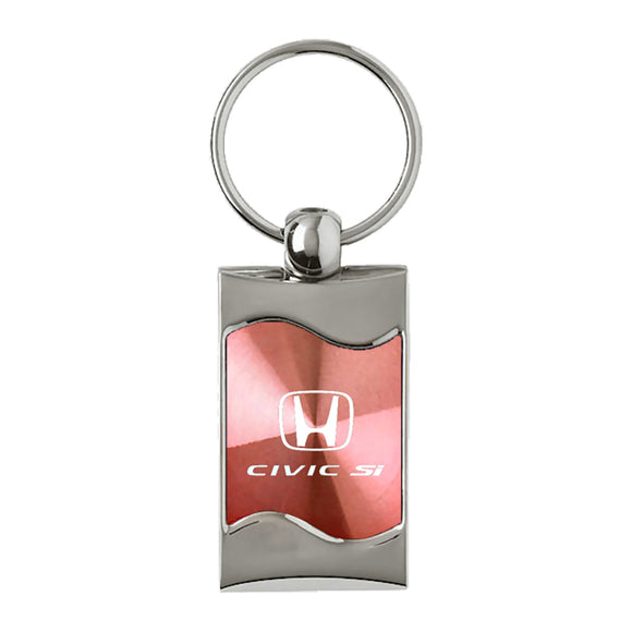 Honda Civic SI Keychain & Keyring - Pink Wave