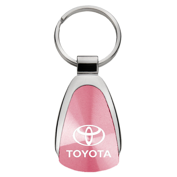 Toyota Keychain & Keyring - Pink Teardrop