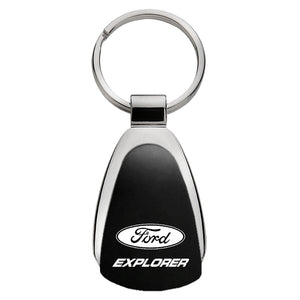 Ford Explorer Keychain & Keyring - Black Teardrop