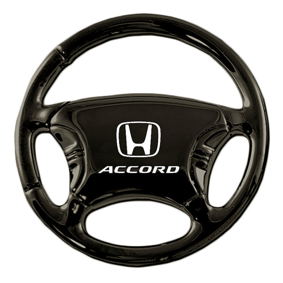 Honda Accord Keychain & Keyring - Black Steering Wheel