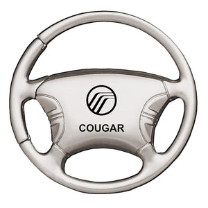 Mercury Cougar Keychain & Keyring - Steering Wheel
