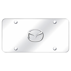 Mazda New-Logo Chrome on Chrome Plate
