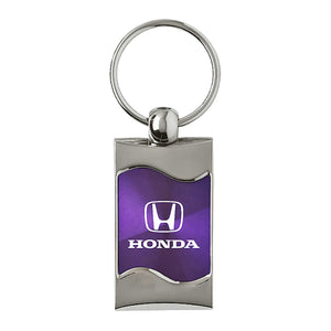 Honda Keychain & Keyring - Purple Wave