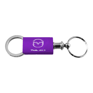 Mazda Miata MX-5 Keychain & Keyring - Purple Valet